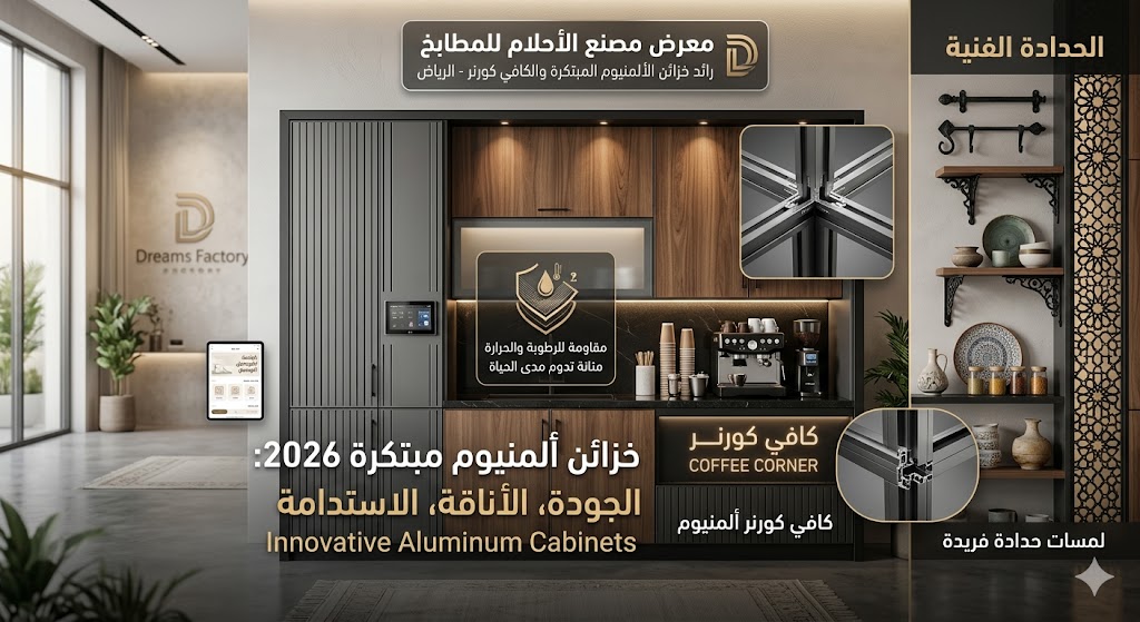 خزائن ألمنيوم مبتكرة 2026: دمج المتانة بالتصميم العصري في مصنع الأحلام