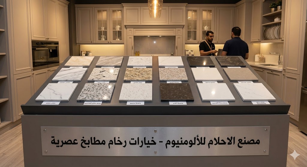 أنواع رخام المطابخ: دليل "مصنع الأحلام" الشامل لاختيار الأسطح العصرية والمتينة